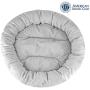 American Kennel Club Casablanca Solid Round Pet Bed