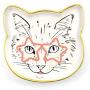 Cat Dish Plate | Small Ceramic Catchall Dish for Treats, Keys, Change, & More | Feed Your Pets Or Store Your Valuables