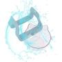 Pet Bowl Drinker Feeding Cat Pot High Foot Oblique Mouth Ear 15° Protection Cervical Vertebra Adjustable Transparent Cat Bowl Pet Bowl Drinker Feeding Cat Pot High Foot Oblique Mouth Ear 15° Protection Cervical Vertebra Adjustable Transparent Cat Bowl