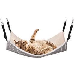 RayCC Ajustable Cat Hammock Cat Bed Sleeping Hammock Hanging Cage Chair Hammock for Cat Small Dogs