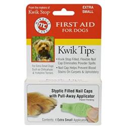 Kwik Stop Styptic Filled Nail Caps for Dogs