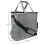 maxpama Dog Travel Bag - Weekend Tote Organizer Bag for Pet Travel, Airline Approved - Includes 1X Pet Travel Bag, 2X Food Storage Containers and 2X Collapsible Silicone Dog Bowls - Gray maxpama Dog Travel Bag - Weekend Tote Organizer Bag for Pet Travel, Airline Approved - Includes 1X Pet Travel Bag, 2X Food Storage Containers and 2X Collapsible Silicone Dog Bowls - Gray