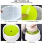Companet Dog Water Bowl No Spill Pet Water Bowl No-Slip Slow Water Feeder 35oz Feeder Bowl for Puppy and Cats.