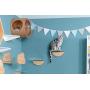 MYZOO Round Lack Clear : Wall Mounted Cat Shelf, Wooden Cat Furniture, Floating Cat Perch, Cat Tree