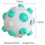 URBEST Dog Toy Balls for Aggressive Chewers, 3.2 Inches Durable Dogs Chew Football, Dog Treat Ball Food Dispensing Toy , Dog Teeth Cleaning Toy for Medium and Large Breeds (Blue) URBEST Dog Toy Balls for Aggressive Chewers, 3.2 Inches Durable Dogs Chew Football, Dog Treat Ball Food Dispensing Toy , Dog Teeth Cleaning Toy for Medium and Large Breeds (Blue)