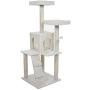 PETMAKER Penthouse Sleep & Play Cat Tree, 4, White