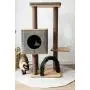 PetPals Three-Level Elevated Cat Tree Condo with Massage & Particle Board, Grey (PP18502) PetPals Three-Level Elevated Cat Tree Condo with Massage & Particle Board, Grey (PP18502)