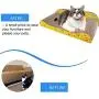 Cat Scratch Pad, Scratching Post,Scratcher Cardboard, Scratching Toy, Corrugated Cat Scratcher Lounge, Unique Double Texture Surface Durable Design, Wave Curved Shape, Reversible, with Organic Catnip