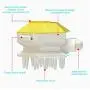 XoXa Pets Shower Bath Brush Attachment, Pet Combing Shower Sprayer,Pet Bath Brush Bathing Tool, Water Sprinkler Massaging Brush for Dogs and Cats,Washing Pets and Cleaning Tub XoXa Pets Shower Bath Brush Attachment, Pet Combing Shower Sprayer,Pet Bath Brush Bathing Tool, Water Sprinkler Massaging Brush for Dogs and Cats,Washing Pets and Cleaning Tub