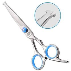 GLADOG Professional Dog Grooming Scissor with Safety Round Tips, Stainless Steel Pet Grooming Scissors, Sharp and Durable Pet Grooming Shears/Pet Combs for Dogs and Cats