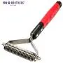 Paw Brothers Stainless Steel Blade Coarse Double Wide Coat Rakke for Professional Groomers Paw Brothers Stainless Steel Blade Coarse Double Wide Coat Rakke for Professional Groomers