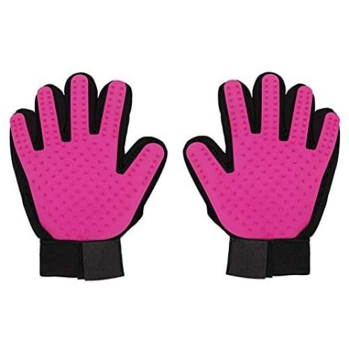 7 Angry Ants Pet Grooming Gloves Comfortable for Dogs Cats Shower Bath Washing Deshedding Massage 1 Pair
