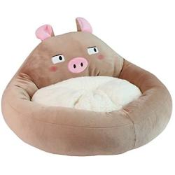 Croci Fluffy Doubt Pig Bed, 40 x 25 cm