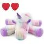 Lepawit Dog Plush Toy Heartbeat Toy Puppy Behavioral Training Aid Toy for Anxiety Relief Newborn Puppies Sleep Aid Separation Anxiety, Accompany Rainbow Unicorn Plush Toy for Dogs Lepawit Dog Plush Toy Heartbeat Toy Puppy Behavioral Training Aid Toy for Anxiety Relief Newborn Puppies Sleep Aid Separation Anxiety, Accompany Rainbow Unicorn Plush Toy for Dogs