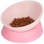 GLOGLOW Pet Anti-Slip Bowl, Tilted Pet Bowls Pets Dog Cat Bowl Lovely Feeding Bowl Dogs Cats Slope Base Feeder