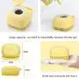 yimea Pet Grooming Brush Bath Brush- Pet Massage Brush Shampoo Dispenser-Soft Silicone Brush Rubber Bristle for Dogs and Cats Shower Grooming