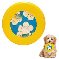 Pet Frisbee Flying Disc Dog Toy - Multifunction Vintage Japanese Illustration of Dogwood Blossoms Japanese School