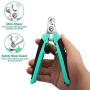 Oupada Pets Dog and Cat Nail Clippers and Trimmers,with Safety Guard to Avoid Over Cutting,Free Nail File,Razor Sharp Blade- Professional Grooming Tool for Large and Small Animals