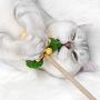 ocijf179 Cat Toy Pet Cat Kitten Wood Handle Stick Sunflower Catnip Teaser Interactive Chew Toy - Sunflower