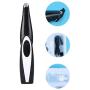 MOGAOK USB Rechargeable Dog Cat Foot Hair Trimmer Pet Grooming Tool Mini Electrical Hair Clipper Shaving Trimming Machine Built-in Batt (Color : Black)
