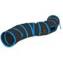 SunGrow Collapsible Tunnel, Lightweight Polyester with Steel Frame, Curved Channel with Peekaboo Holes, Fun for Cats, Rabbits, Ferrets & Hedgehogs