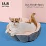 Cat Bed Indoor Cats,Dog Bed Machine Washable for Cats or Small Dogs,Comfortable Ultra Soft All Season Self Warming Cat Kitten Puppy Dog Bed (Pink)