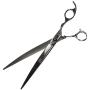 ShearsDirect Japanese Stainless Steel Curved Shear with Offset Ergonomic Handle, 9.0''