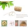 MXiiXM 100% Natural Sisal Rope for Cat Scratching Post - Diameter 5/6/8 mm Hemp Rope Twisted Fiber Sisal Twine for Repairing or DIY Scratcher for Cat Tree Tower