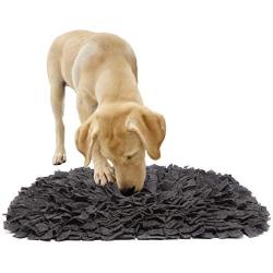 YINXUE Pet Snuffle Mat Durable Washable Dog Cat Slow Feeding Mat (27'' x 22'') Anti Slip Puzzle Blanket for Distracting Smell Training Foraging