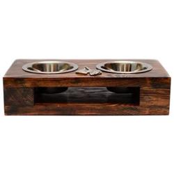 Kerry Blue Terrier, Irish Blue Terrier, a Dogs Bowl with a Relief from ArtDog
