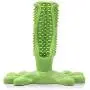 Dog Toothbrush Chew Toy - Teeth Cleaning Tough Chew Proof Dog Toy, Soft Durable Puppy Dental Care Teeth Cleaning Stick Toy, Longer Brush Head More Bite Resistant Dog Toy, Green M Dog Toothbrush Chew Toy - Teeth Cleaning Tough Chew Proof Dog Toy, Soft Durable Puppy Dental Care Teeth Cleaning Stick Toy, Longer Brush Head More Bite Resistant Dog Toy, Green M