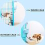 Vannon [2021 Upgrade Version] Dog Water Dispenser for Cage 20 oz / 600ml BPA Free Pet Auto Feeding Water Bottle Leakproof Dog Water Bottle for Dogs & Cats Nozzle Diameter: 12mm