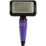 Master Grooming Tools Ergonomic Slicker Brushes — Durable, Lightweight Brushes for Grooming Dogs and Cats - Medium, Purple