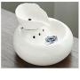 Cat Water Fountain, Quiet&Water Circulation Cat Water Dispenser, Automatic Ceramic Drinking Fountain for Cats Dogs,White