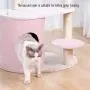 LXHONG Cat Activity Tree Bouncy Ball Observation Deck Three-Story Platform Cat Activity Tree Big cat Tower Sisal Living Room Balcony