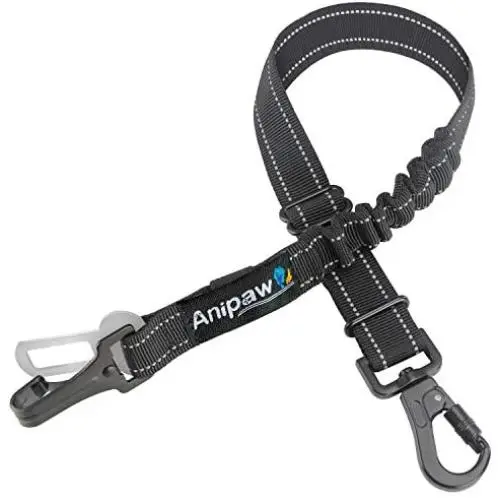 Bougainvillea Pet Seat Belt for Car, Anipaw Adjustable Double Buckle Dog Seatbelt Harness, Puppy Safety Nylon Vehicle Tether with Storage Bag for Travel, Daily Use Bougainvillea Pet Seat Belt for Car, Anipaw Adjustable Double Buckle Dog Seatbelt Harness, Puppy Safety Nylon Vehicle Tether with Storage Bag for Travel, Daily Use