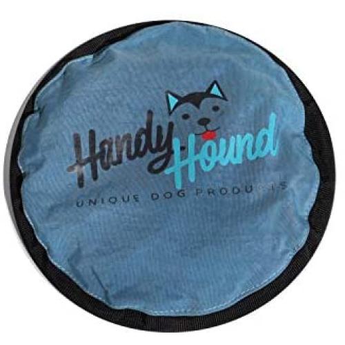 Handy Hound Flying Dog Frisbee | Soft Safe Tough | Floats in Water and Safe on Teeth