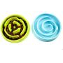 Slow Feeder Dog Bowl - Healthy and Happy Feeder, Puzzle Fun Feeder, Anti-Choke Dog Bowl. (Green)
