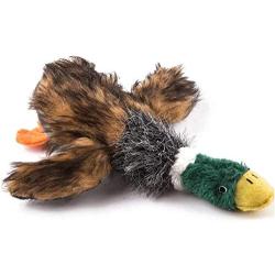 wangstar Pet Mallard Duck Dog Toy, Squeaky Dog Toy, Plush Puppy Dog Chew Toy for Small Medium Dogs