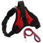 HUTTOBOY Dog Harness Large Dog Harness,Adjustable Soft Pet Strap, Breathable Saddle Dog Harnesses Style with Handle,Easy to Control, Suitable for Medium to Large Dogs.