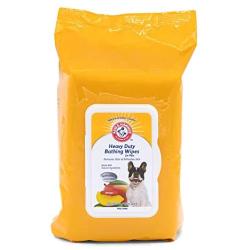 Arm & Hammer for Pets Heavy Duty Multipurpose Bath Wipes for Dogs | All Purpose Dog Wipes Remove Odor & Refresh Skin for Pets| Fruity Mango, 100 Count - 3 Pack of Pet Wipes