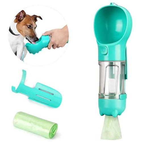 MELASA Dog Water Bottle, Leak Proof and Water Can Suck Back Bottle for Pet Water Dispenser, Lightweight and Easy to Clean, Easy to Carry for Dog Road Trips, Traveling and Walking, 300ml