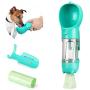 MELASA Dog Water Bottle, Leak Proof and Water Can Suck Back Bottle for Pet Water Dispenser, Lightweight and Easy to Clean, Easy to Carry for Dog Road Trips, Traveling and Walking, 300ml
