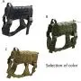 DGSD Tactical Dog Harness with Metal Buckle,Working Pet MOLLE Vest with Handle, Easy Control Handle for Large Dog Walking, Hook and Loop for Dog Patch, No Pulling Front Leash Clip,C,M DGSD Tactical Dog Harness with Metal Buckle,Working Pet MOLLE Vest with Handle, Easy Control Handle for Large Dog Walking, Hook and Loop for Dog Patch, No Pulling Front Leash Clip,C,M