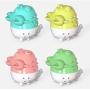 ocijf179 Cat Toy Puppy Kitten Catnip Fish Shaped Biting Chewing Toothbrush Cat Toys Pet Supplies - Blue White