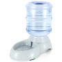 Liry Products Pet Water Drinking Fountain Automatic Gravity Dispenser Station Self Replenish Animal Waterer Dog Cat Large Capacity Fresh Drinking System Plastic Bottle Reservoir Bowl Stand (3 Gallon)