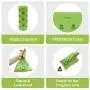 Pogi’s Compostable Poop Bags - 300 Bags - Grab & Go Dog Poop Bags - Leak-Proof, Extra-Large, Plant-Based, ASTM D6400 Certified Home Compostable Waste Bags for Dogs Pogi’s Compostable Poop Bags - 300 Bags - Grab & Go Dog Poop Bags - Leak-Proof, Extra-Large, Plant-Based, ASTM D6400 Certified Home Compostable Waste Bags for Dogs