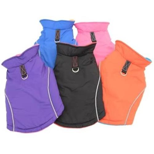 Reflective Sports Vest for Small Dogs (Black/Red, Large)