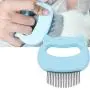 Enrilior Pet Grooming Comb, Cat Dog Massage Shell Hair Removal Shedding Cleaning Brush (Blue) Enrilior Pet Grooming Comb, Cat Dog Massage Shell Hair Removal Shedding Cleaning Brush (Blue)