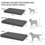 Orthopedic Dog Bed with Memory Foam | Lavish Mattress for Orthopedic Pet Joint Relief | Machine Washable Fabric with Removable and Water-Resistant Cover